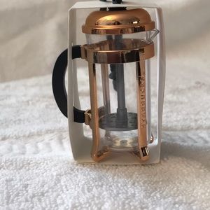 NWT- Starbucks 2017 French Press Christmas Ornament